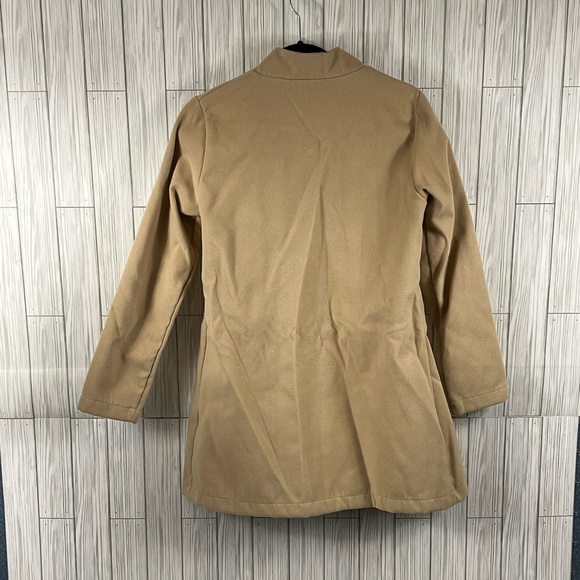 Tan Open Front Blazer - Picture 2 of 4
